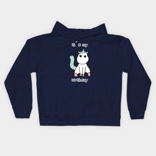 Birthday Unicorn Kids Hoodie